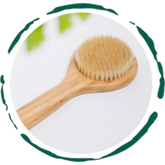 BeNat. Natural Boar Bristle Wooden Bath & Body Brush. Eco-Friendly.