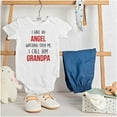 thumbnail image 3 of Sweet Grandfather Angel Love Memories Romper Boys or Girls Infant Baby Brisco Brands 18M, 3 of 6