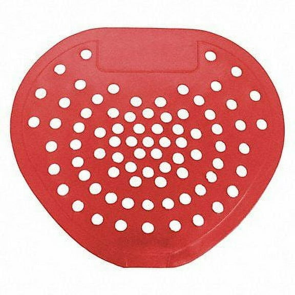 Hospeco Urinal Screen Heart Red Cherry PK12 MPN:03901