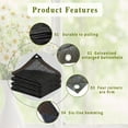 thumbnail image 5 of 90% Shade Cloth 6.5ftx10ft Durable Sun Mesh UV Resistant Net, Garden Shade Cloth,Mesh Tarps with Grommets for Plant Cover, Greenhouse, Barn or Kennel, Flowers, Plants, 5 of 8