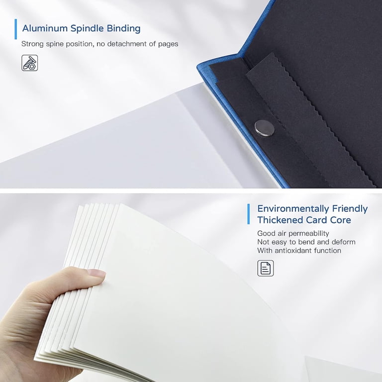 FGCFGC Linen Photo Album, Self-Adhesive 60 Pages photo 3