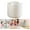 White, variant on Denhf 360 Degree Rotating Pen Holder, Creative Pencil Holder with 5 Compartments, Novelty Pencil Cup for Home Office Classroom Desk, Pencil Pot, Makeup Brush Container, Pen Organizer, Pink