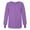 Lavender, variant on Sivvan Women's Scrubs Warm-Up Jacket / Front Snaps - Round Neck