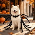 thumbnail image 5 of Pet Halloween Spider Costume for Large Dogs XXL Size, Creepy Black Furry Spider Cosplay Dress Up with 8 Long Legs, Funny Pet Party Outfit for Golden Retriever, 5 of 6