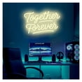 thumbnail image 4 of Letrero De Neón Together Forever Con Luz LED Regulable Para Sala De Juegos, Dormitorio, Bar, Sala De Estar, Fiesta De Cumpleaños, Decoración 40.6cmx27.1cm, 4 of 6
