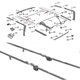 thumbnail image 2 of 2pcs For Jeep Sunrider Soft Top Front Side - Bow Latch Replacement Kit Both Sides Black, 2 of 5