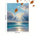 thumbnail image 3 of Seagull Ocean Wave Canvas Wall Art 15.75x11.81 Inches, 3 of 8