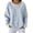 Light Blue, variant on Maplenight Striped Crewneck Sweatshirts for Women Relaxed Fit Pullover Tops Fall Casual Sweatshirts