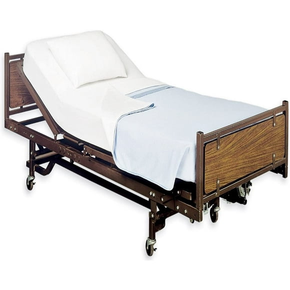 Paquete de 4 - Sábanas Ajustables para Cama de Hospital, Sábana de Punto Suave, 36"x84"x16"