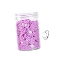 thumbnail image 1 of Vasos de pegamento portátiles para anillos de pegamento de pestañas, para escuelas de cosmetología y salones de belleza. Flor morada, 1 of 8