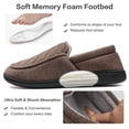 thumbnail image 3 of Ecetana Women's House Slippers Closed Back Memory Foam Indoor Shoes, 3 of 8
