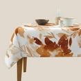 thumbnail image 5 of Fall Burnt Orange Outdoor Tablecloth Square 60x60 Inch,Watercolor Flowers Table Cloth,Stain Resistance Polyester Autumn Floral Seasonal Small Table Covers for Kitchen Dining Parties Picnic, 5 of 6