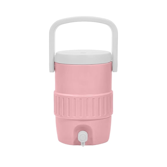 Insulated Water Cooler Jug with Spout and Handle, Portable Beverage Dispenser for Cold & Hot Drinks, Leakproof Plastic Drink Cooler for Camping Picnic BBQ Sports Travel