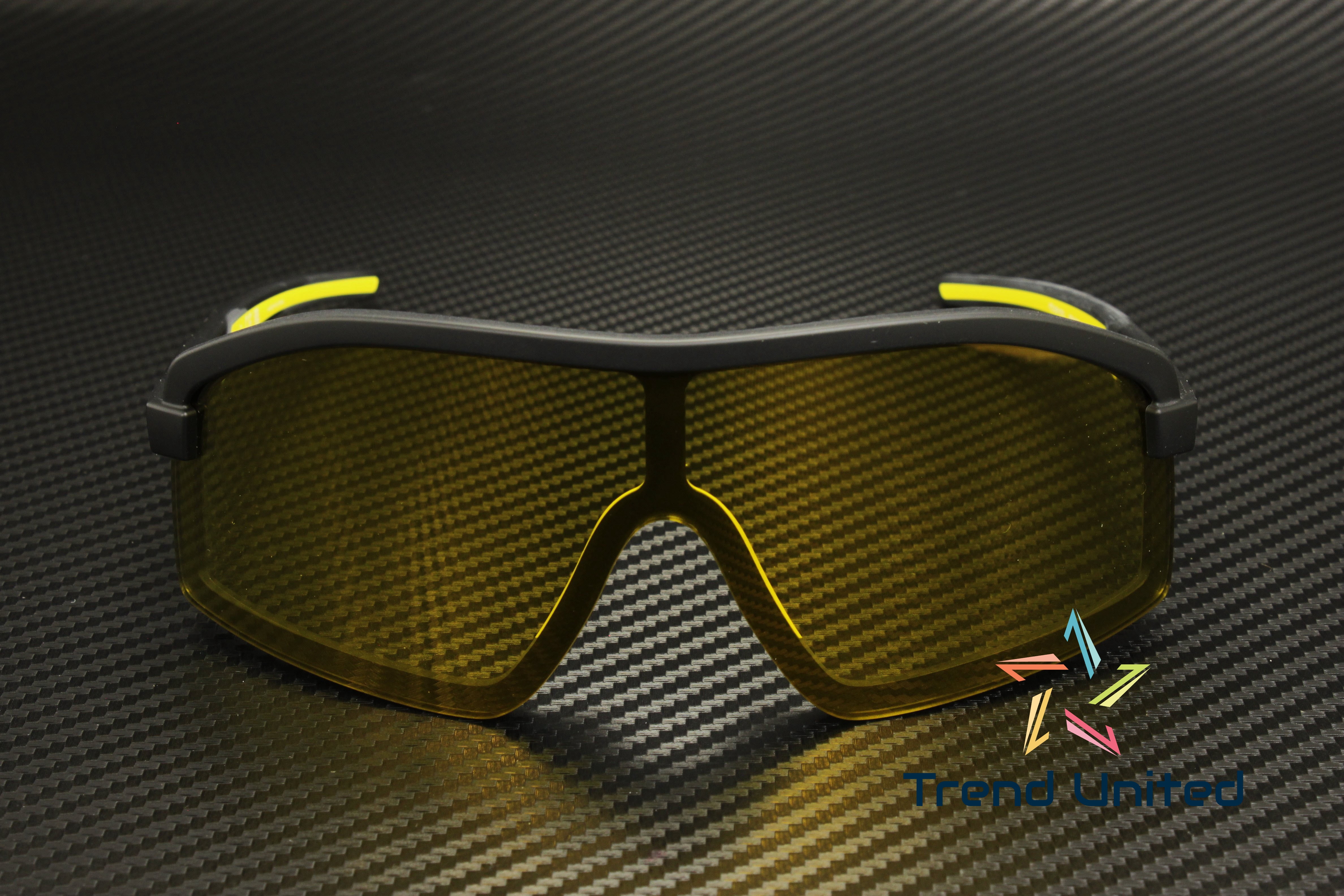 FERRARI SCUDERIA FZ6010U 504 V9 Matte Black Mirror Yellow 43 mm Men's Sunglasses