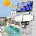 thumbnail image 2 of FFENYAN Solar Garden Wall Lamp Solar Wall Lamp Three Head Lamp Intelligent Dual Head LED/COB Induction Street Lamp Rotatable Household High Brightness Courtyard Lamp, 2 of 4