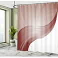 thumbnail image 4 of Ambesonne Contemporary Shower Curtain, Print Modern Stripes, 69"Wx84"L, Pale Maroon, 4 of 4