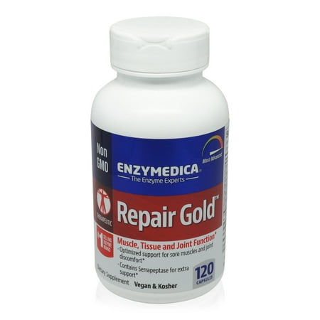 Enzymedica - Repair Gold Muscle Tissue & Joint Function 120 (Best Supplement For Muscle Repair)