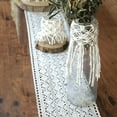 thumbnail image 1 of 2X Toalla de Mesa Larga Macramé para Boda en Estilo Boho Beige Crema (15 X 200 Cm) Toalla de Mesa Larga, Vintage Crochet Rústico , Boda, 1 of 5