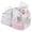 Pink, variant on Starry Blue Printed Large Cat Carrier Backpack, Fully Breathable Vented Design