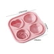 thumbnail image 3 of Fiudx Liquidación de ofertas flash Bandeja de hielo con forma de rosa de verano, refrigerador de hielo redondo, caja de hielo, artefacto para hacer hielo en casa, 3 of 7