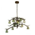 thumbnail image 5 of Meyda Tiffany 118366 Pine Branch Valley View 12 Light 50" Wide Chandelier - Copper, 5 of 5