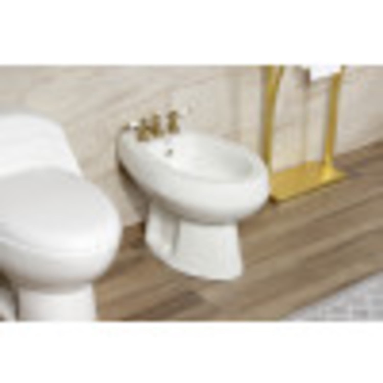 Kingston Brass KB327PL Victorian Three-Handle Bidet Faucet, Brushed Brass