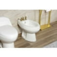 thumbnail image 3 of Kingston Brass KB327PL Victorian Three-Handle Bidet Faucet, Brushed Brass, 3 of 5