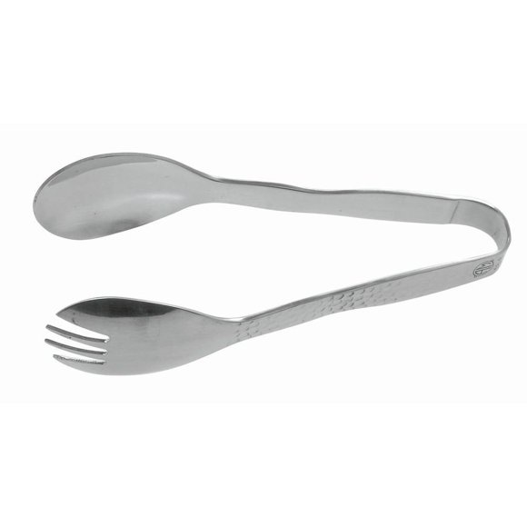 American Metalcraft Hm6Tng Stainless Steel Hammered Serving Tongs 6"" L
