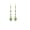 Yellow, variant on Pure Elegance Drop & Dangle Earring for Women 14K Rose Gold Over Silver Round & Pear Cut Green Emerald & White Diamond Birthstone