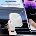thumbnail image 1 of Cargador inalámbrico para automóvil Cargador de automóvil magnético de 15 W con luz LED para iPhone 12/13/14, 1 of 8