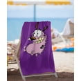 thumbnail image 2 of Courage The Cowardly Dog Beach Towel, Season 3 Cover 30'x60', Beach Towel, 2 of 6