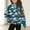Blue, variant on Bnwani Sweatshirt Girls Zip Mock Neck Long Sleeve Half Zip Crop Fleece Sweatshirt Camouflage Pullover