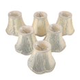 thumbnail image 1 of Set of 6 Chandelier Shades,ONLY for Candle Bulbs,Clip-On Fitter Lamp Shades, 1 of 5