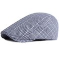 thumbnail image 5 of SikaFu Berets Men Women Spring Summer Beret Hat Male Female Adjust Ivy Newsboy Flat Cap Vintage Plaid Artist Painter Beret Cap, 5 of 6
