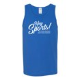thumbnail image 2 of Wild Bobby, Yay Sports Do the Things Get the Points Father's Day Mens Tank Top, Royal, 3X-Large, 2 of 6