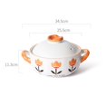 thumbnail image 2 of 2L/3L/4L Retro Chinese Casserole High Temperature Resistant Ceramic Soup Pot Thickened Deepened Large Capacity Cooking Pot, 2 of 7