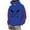 Blue, variant on Hoodies for Men Pullover Baseball Baseball Seam Print Fall Clothes Tops Hooded Sweatshirts Blue S