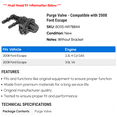 thumbnail image 2 of Purge Valve - Compatible with 2008 Ford Escape, 2 of 2
