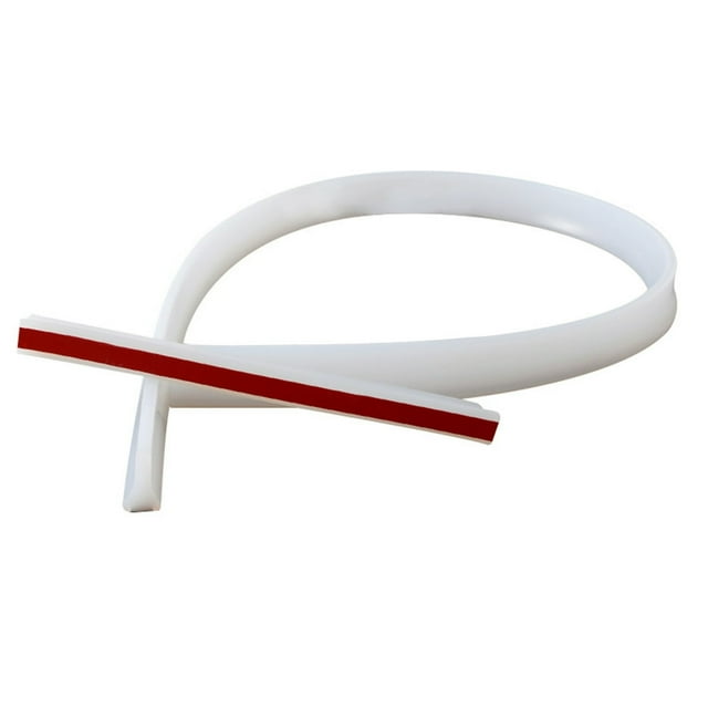 Shower Door Dam Water Stopper Collapsible Shower Threshold Water Barrier Waterproof Strip For Bathroom Kitchen