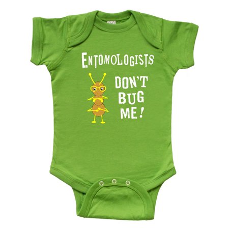 

Inktastic Entomologists Bug White Text Gift Baby Boy or Baby Girl Bodysuit