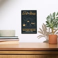 thumbnail image 2 of Yosemite National Park, California, Get Lost in the Stars, Whimsical Bear Stargazing Birch Wood Wall Sign (6x9 Rustic Home Decor, Ready to Hang Art), 2 of 5