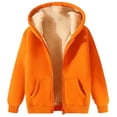 thumbnail image 5 of LUVDA Women's Fleece Lined Zip Up Hoodie Sherpa Warm Drawstring Pocket Winter Jacket, 5 of 5