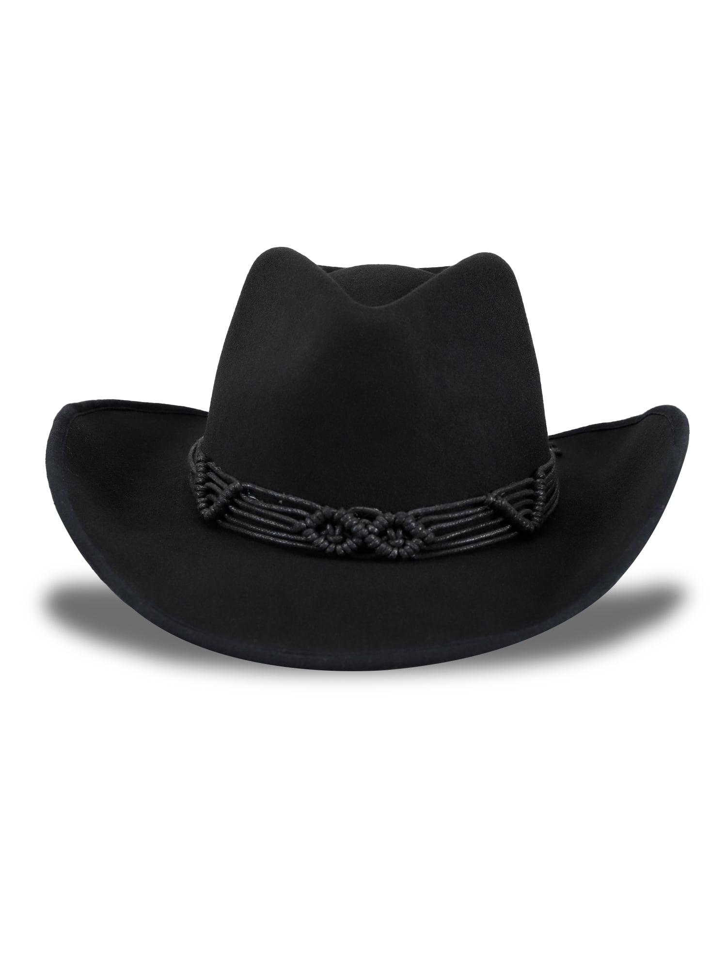 Jessica Simpson, Women's Felt Cowboy Hat, Macrame Band, OSFM
