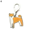 thumbnail image 2 of Flmtop Fashion Pet Collar Pendant Dog Key Chain Handbag Wallet Decor Hanging Keyring 4#, 2 of 8