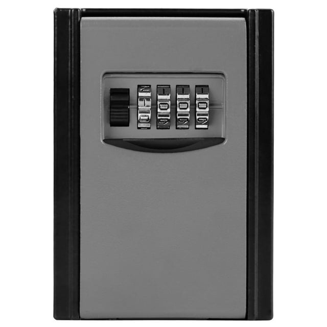 Garosa 4 Digit Combination Password Key Storage Box Wall Mounted Safety Lock Tool Security Combination Lock Key Storage Box