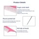 thumbnail image 3 of juego de 3 cepillos de pelo rosa para cabello liso, 3 of 5