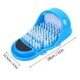 thumbnail image 5 of EVERMARKET Limpiador de pies simple, depurador de pies mágico, cepillo exfoliante fácil de limpieza de pies, lavadora de pies, ducha de pies, spa, masajeador, zapatillas para adultos unisex, 5 of 5