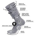 thumbnail image 2 of 60 Pairs of Non-Skid Diabetic Crew Cotton Socks with Non Binding Top, Brooklyn Socks Health Collection, Wholesale Bulk Value Pack (Gray, Fit Men's Shoe Size 8-10), 2 of 5
