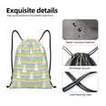 thumbnail image 6 of Kdxio Rainbow Rabbit Print Drawstring Backpack Bag,Waterproof Draw String Back Sack, Gym Drawstring Bags Swim Bag For Unisex, 6 of 9