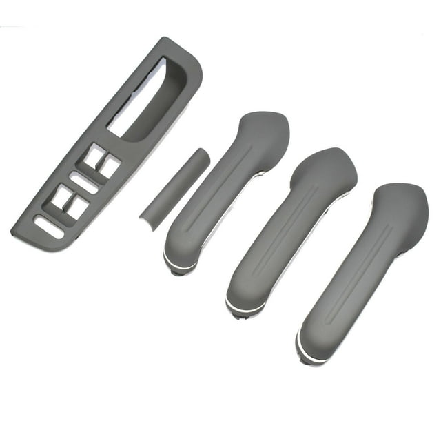 for VW for Golf MK4 Grey Inner Door Grab Handle Cover Switch Bezel Trim 5 pcs-